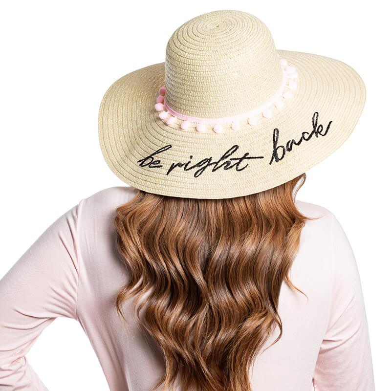 Be Right Back Beach Hat - The Beachwaver Co.